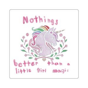 Square Sticker — Girl Magic