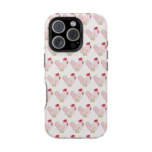 Chicken Pattern Phone Case — Magnetic Impact-Resistant
