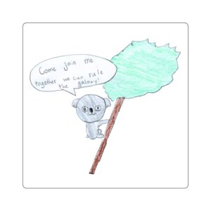 Square Sticker — Galaxy
