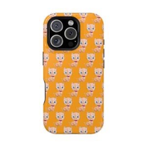 Cat Pattern Phone Case — Magnetic Impact-Resistant