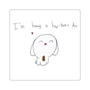 Square Sticker — Hoptastic