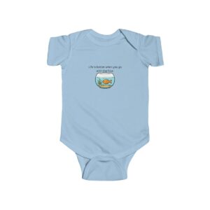 Baby Onesie - Digital Art - Fish Life mockup