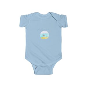 Baby Onesie - Fish Life mockup