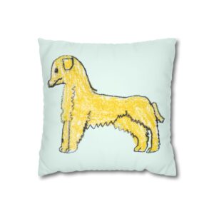 Dog Faux Suede Pillowcase mockup