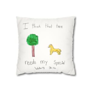 Watering Skills Faux Suede Pillowcase mockup