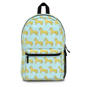 Dog Pattern Backpack mockup