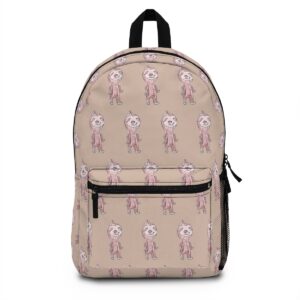 Sloth Pattern Backpack mockup