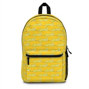 Cheetah Pattern Backpack mockup