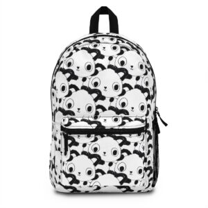 Cat Pattern Backpack mockup