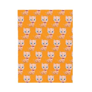 Plush Velveteen Blanket — Cat mockup