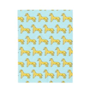 Plush Velveteen Blanket — Dog mockup