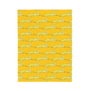 Plush Velveteen Blanket — Cheetah mockup