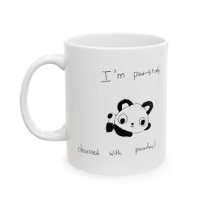 Pawsitively Obsessed Ceramic Mug mockup