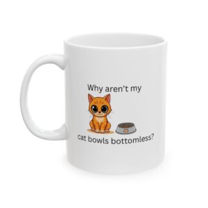 Cats Digital Art On Ceramic Mug mockup