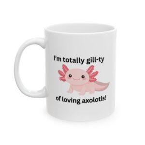 Axolotl Digital Art On Ceramic Mug mockup