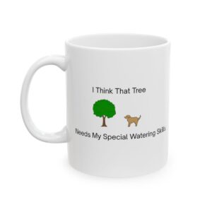 Watering Skills Digital Art On Ceramic Mug mockup