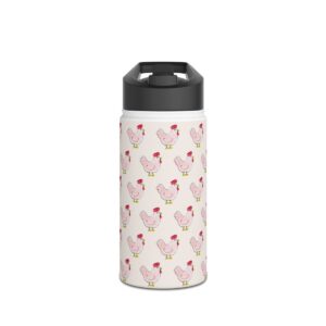 Stainless Steel Water Bottle — Chicken mockup