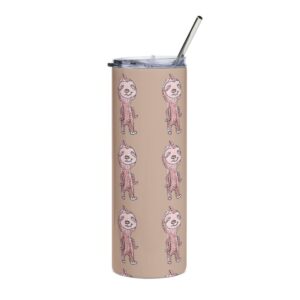 Sloth 20oz Stainless Tumbler mockup