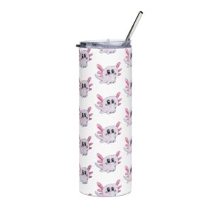 Axolotl 20oz Stainless Tumbler mockup