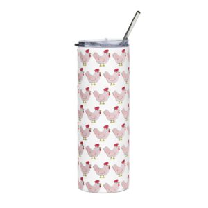 Chicken 20oz Stainless Tumbler mockup