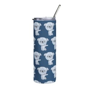 Koala Pattern 20oz Stainless Tumbler mockup