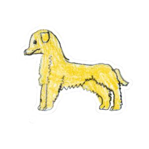 Kiss-Cut Sticker - Dog mockup