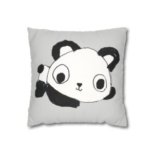 Koala Faux Suede Pillowcase mockup
