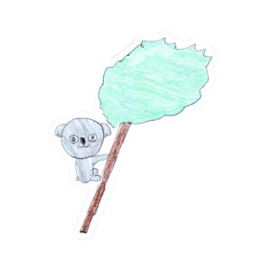 Kiss-Cut Sticker - Koala and Tree mockup