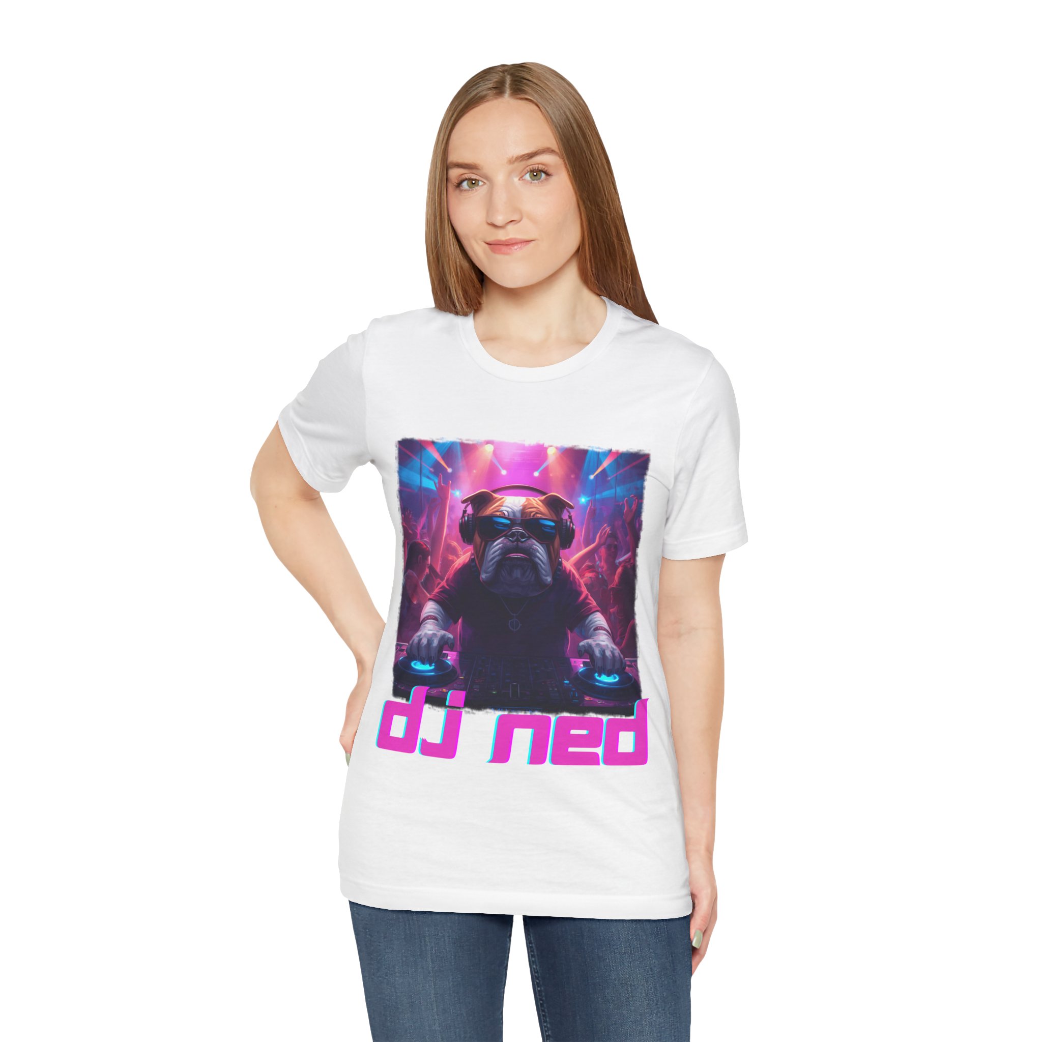 DJ ned adult t shirt - Image 2