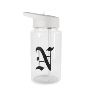 Old English N Clear Tritan Watter Bottle