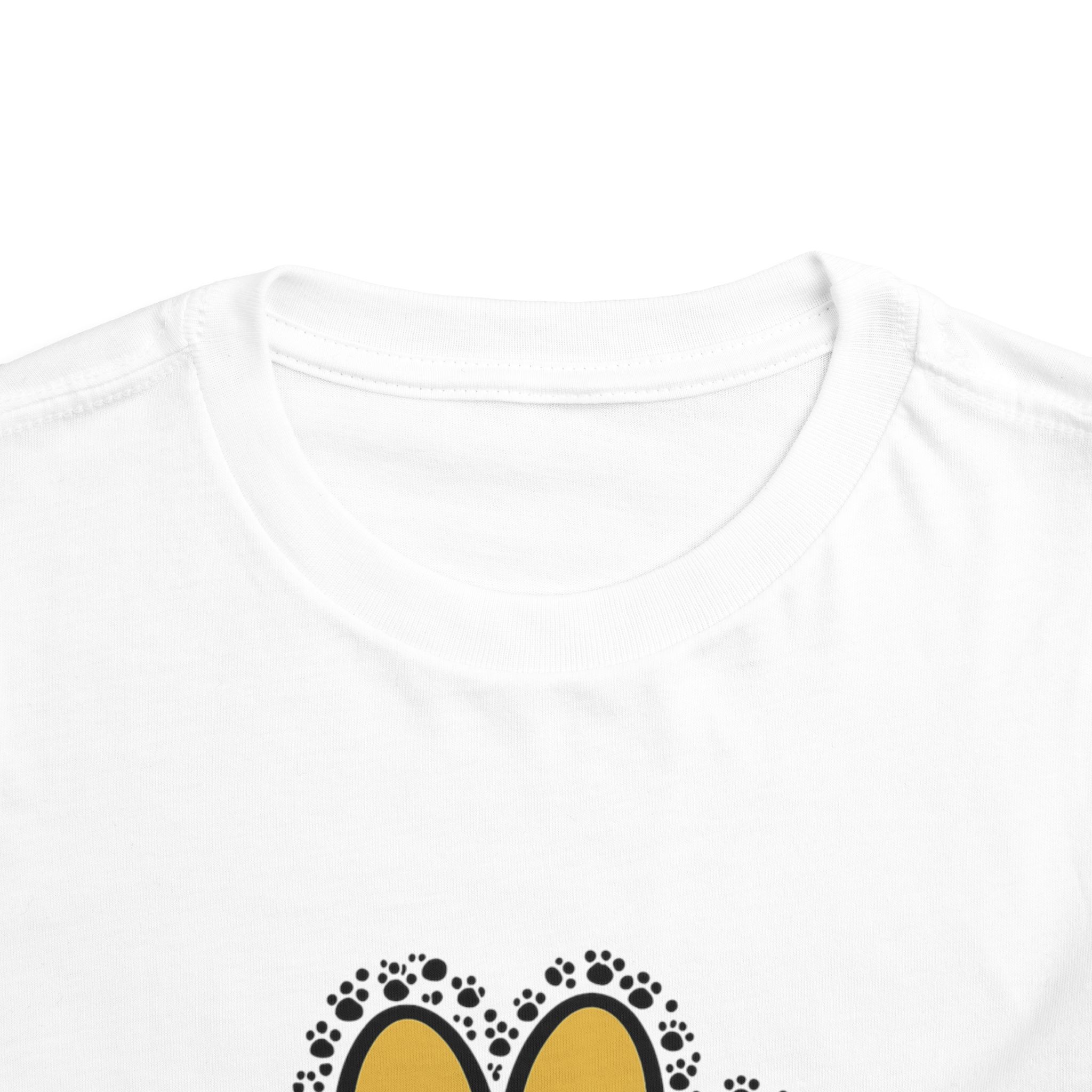 Paw Print Toddler Bella Canvas T-Shirt - Image 4