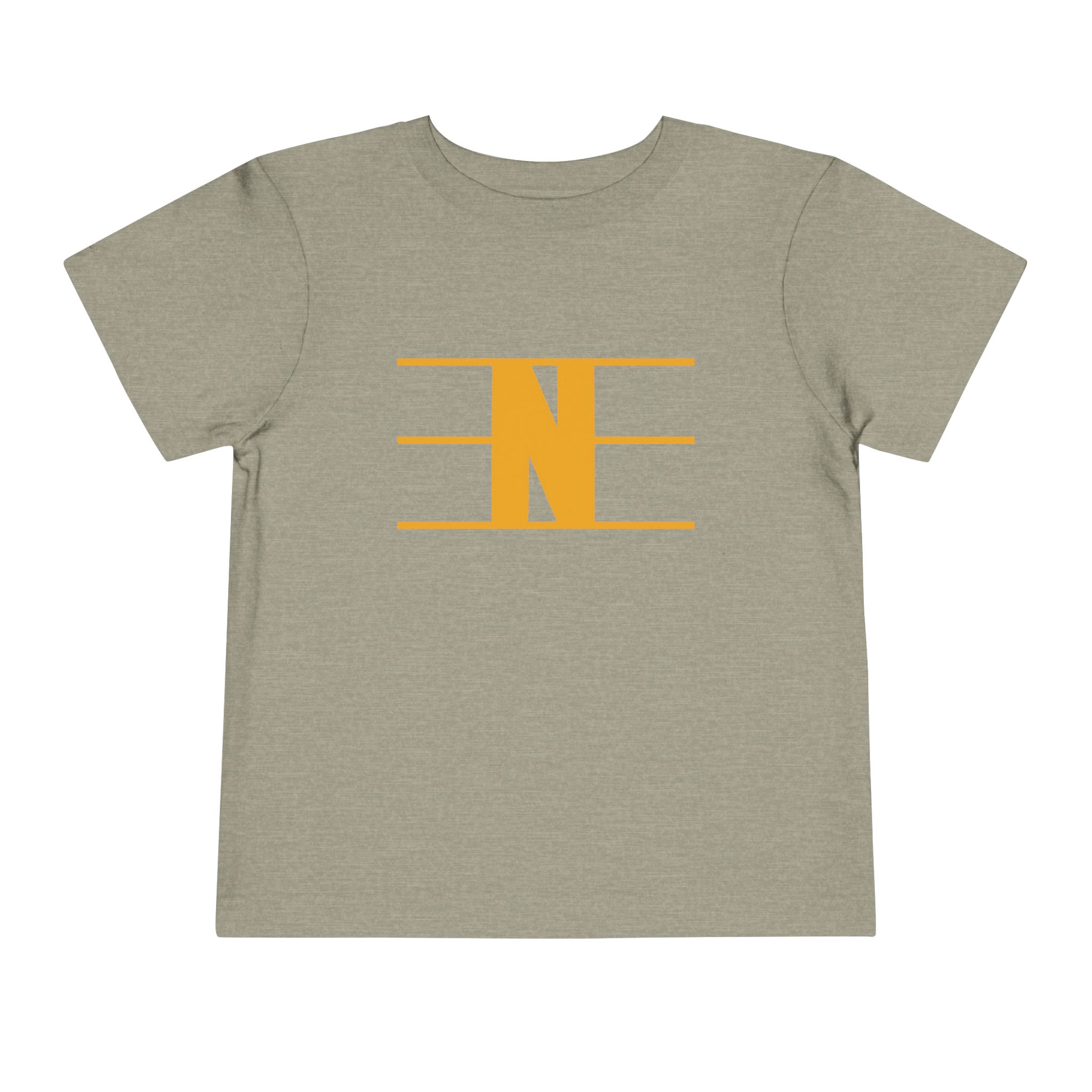 Retro N Stripe Gold Toddler Bella Canvas T-Shirt - Image 9