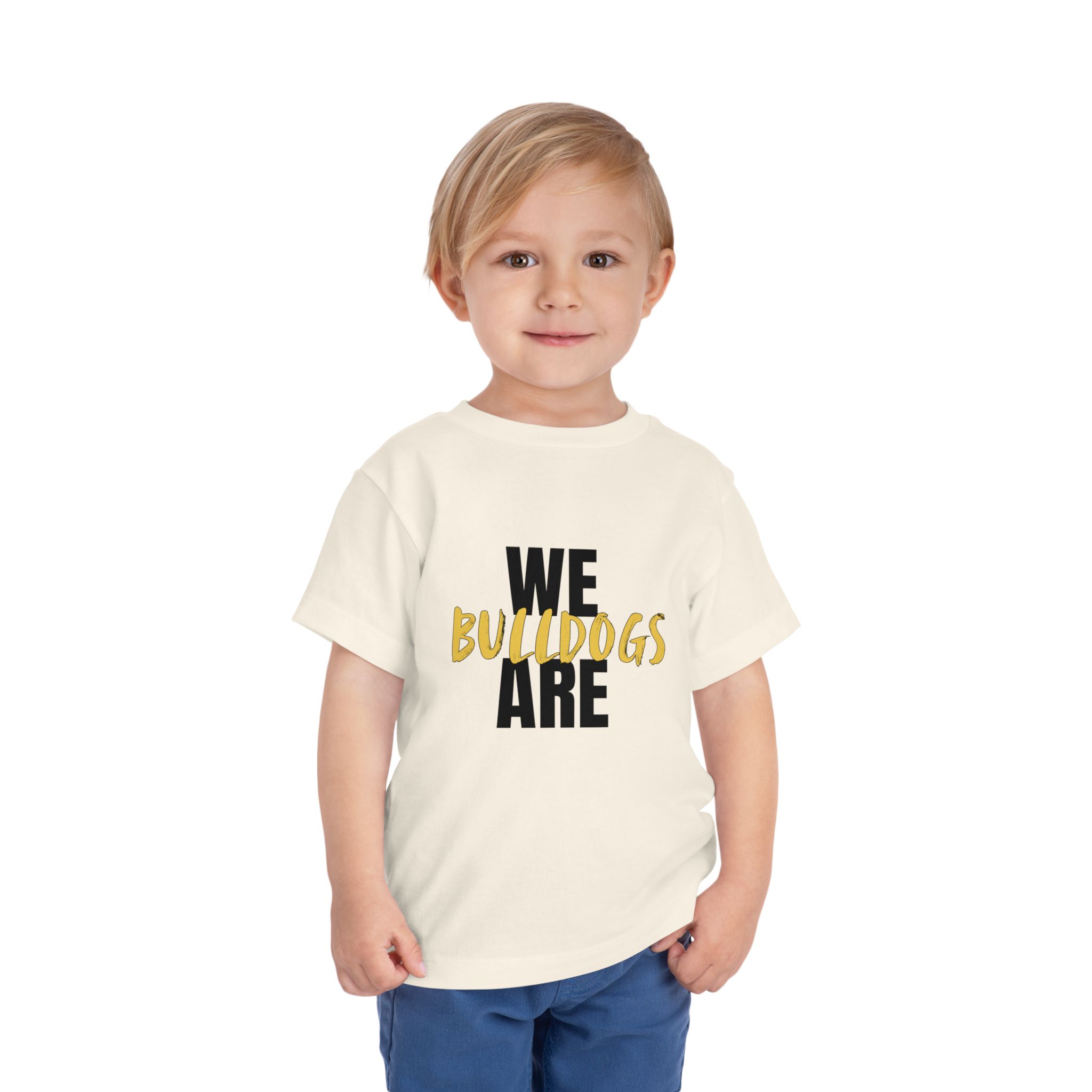 We are Bulldogs Toddler Bella Canvas T-Shirt - Image 15