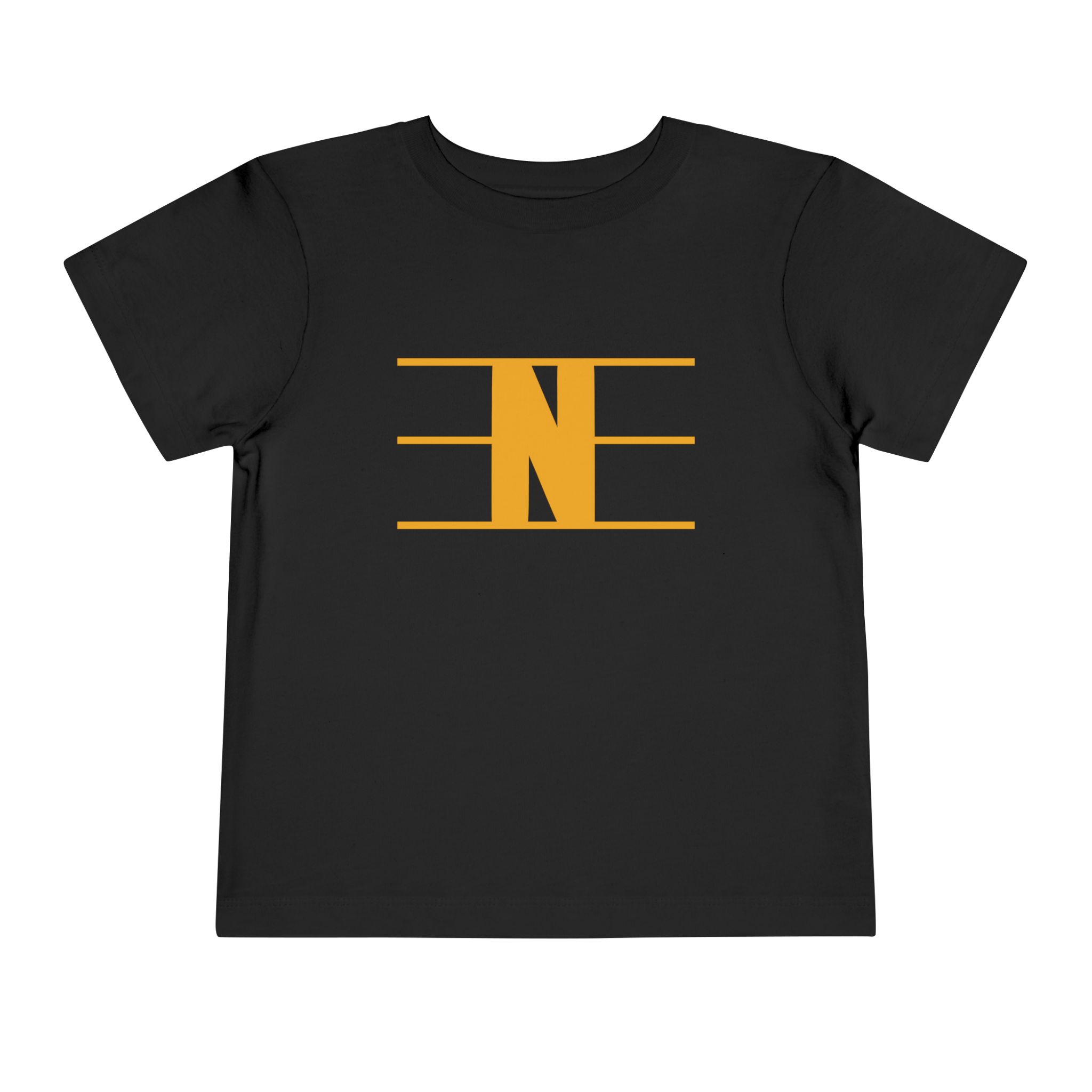 Retro N Stripe Gold Toddler Bella Canvas T-Shirt - Image 5