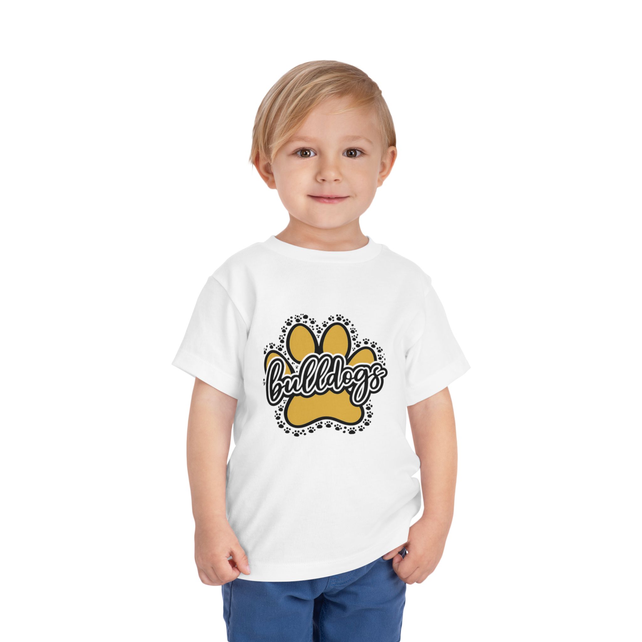 Paw Print Toddler Bella Canvas T-Shirt - Image 3