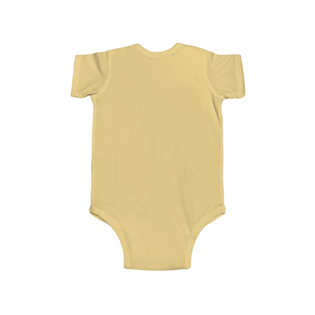 cute bulldog baby bodysuit design mockup