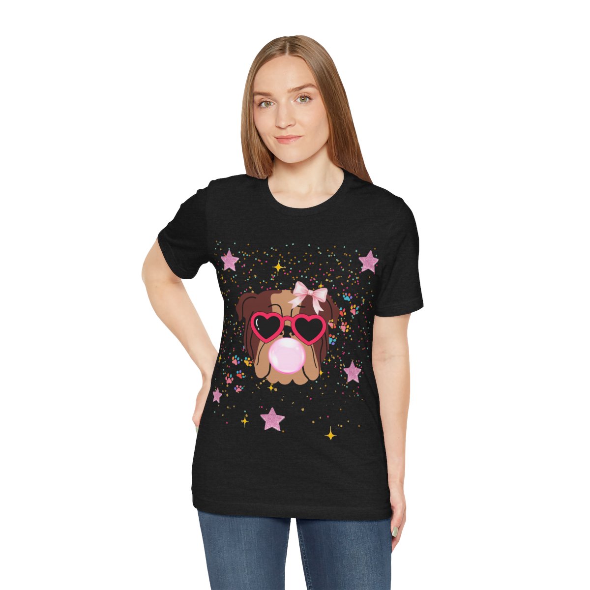 Adult Bubblegum Pup T-Shirt mockup
