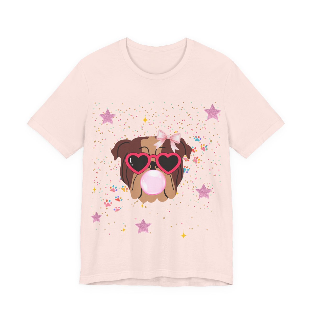 Adult Bubblegum Pup T-Shirt mockup