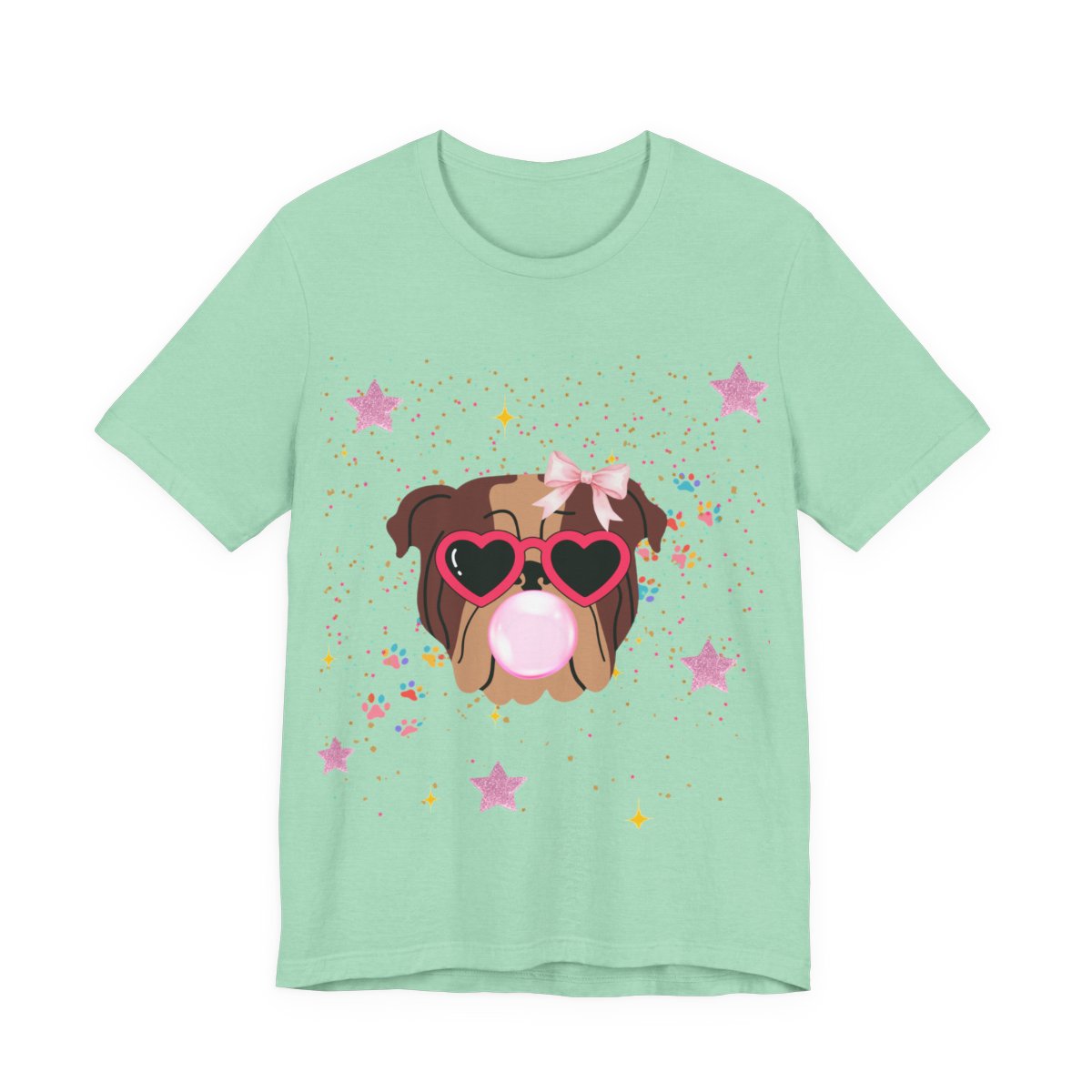 Adult Bubblegum Pup T-Shirt mockup