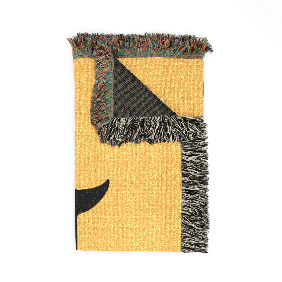 N Design Woven Blanket mockup