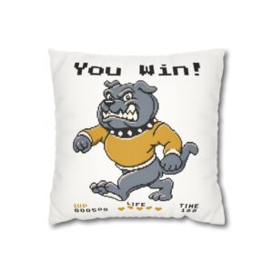 You Win! Faux Suede Pillowcase mockup