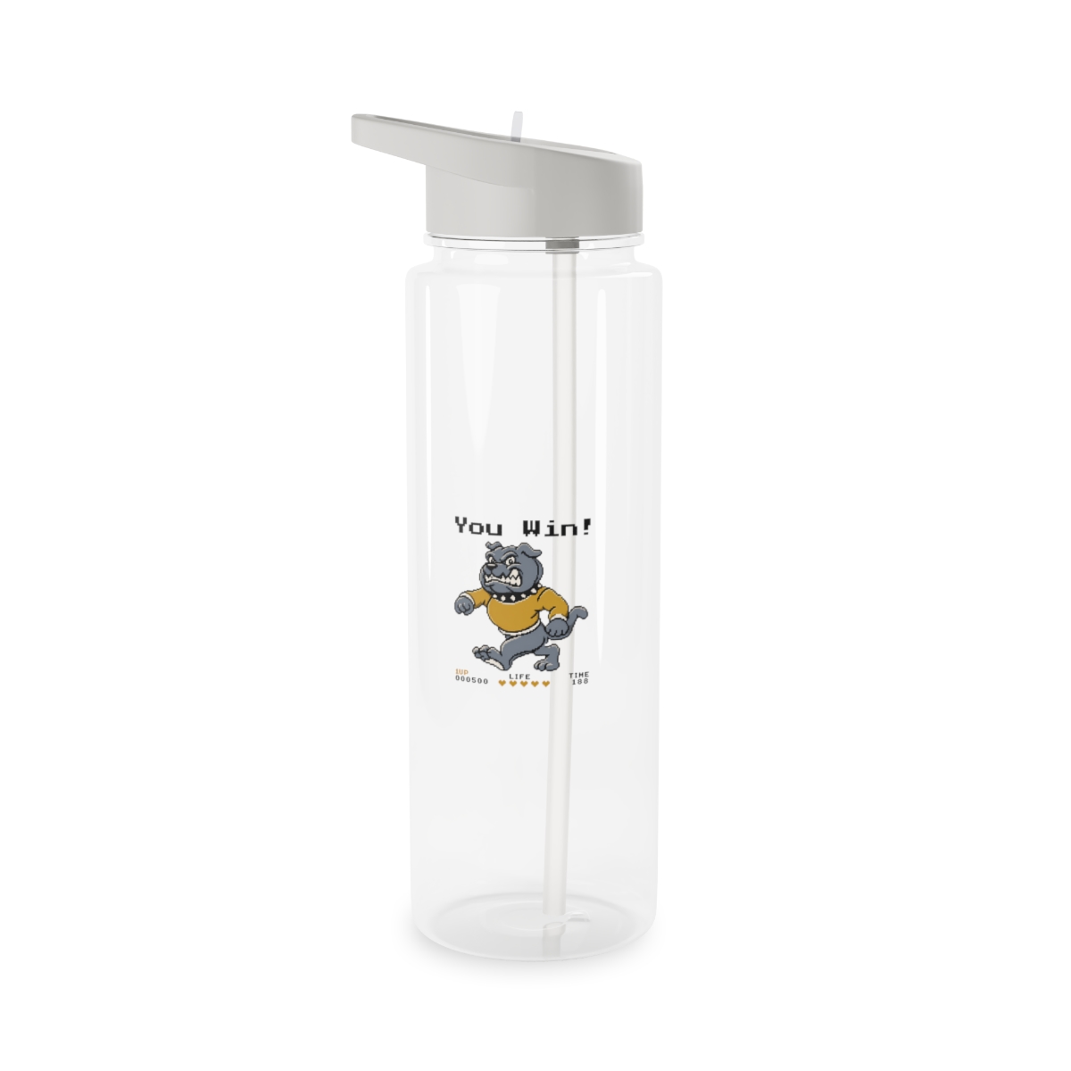 You Win! Tritan Water Bottle mockup