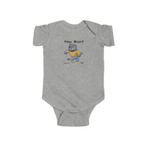 You Win! Baby Rabbit Skins Bodysuit mockup