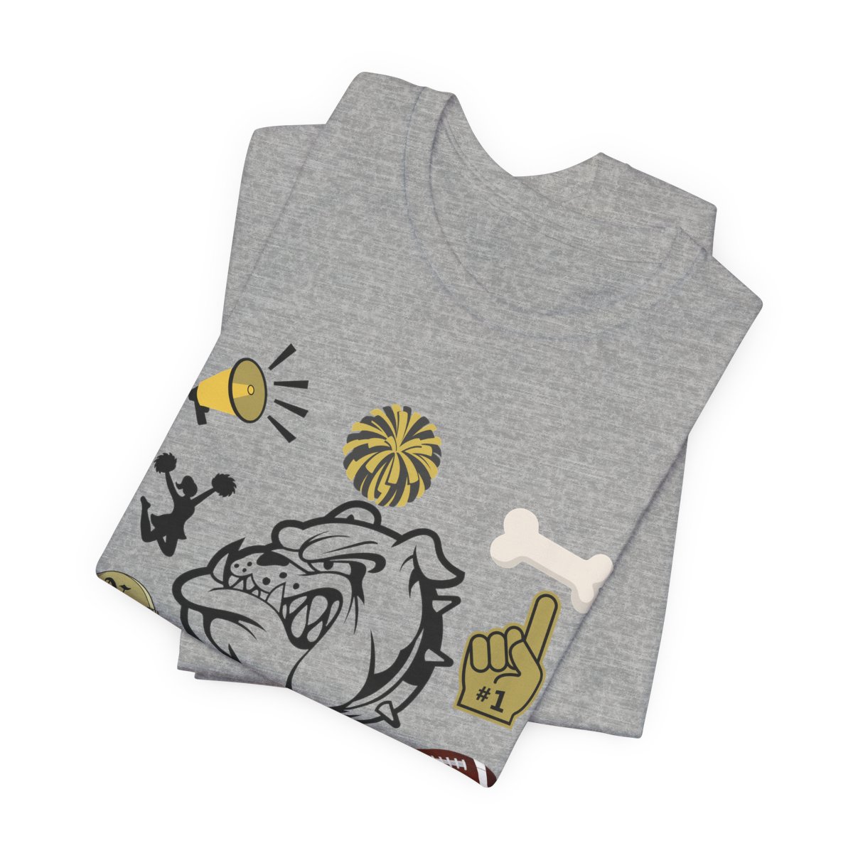 Go dogs! Adult Bella Canvas T-Shirt mockup