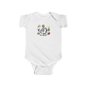 Go dogs! Baby Rabbit Skins Bodysuit mockup