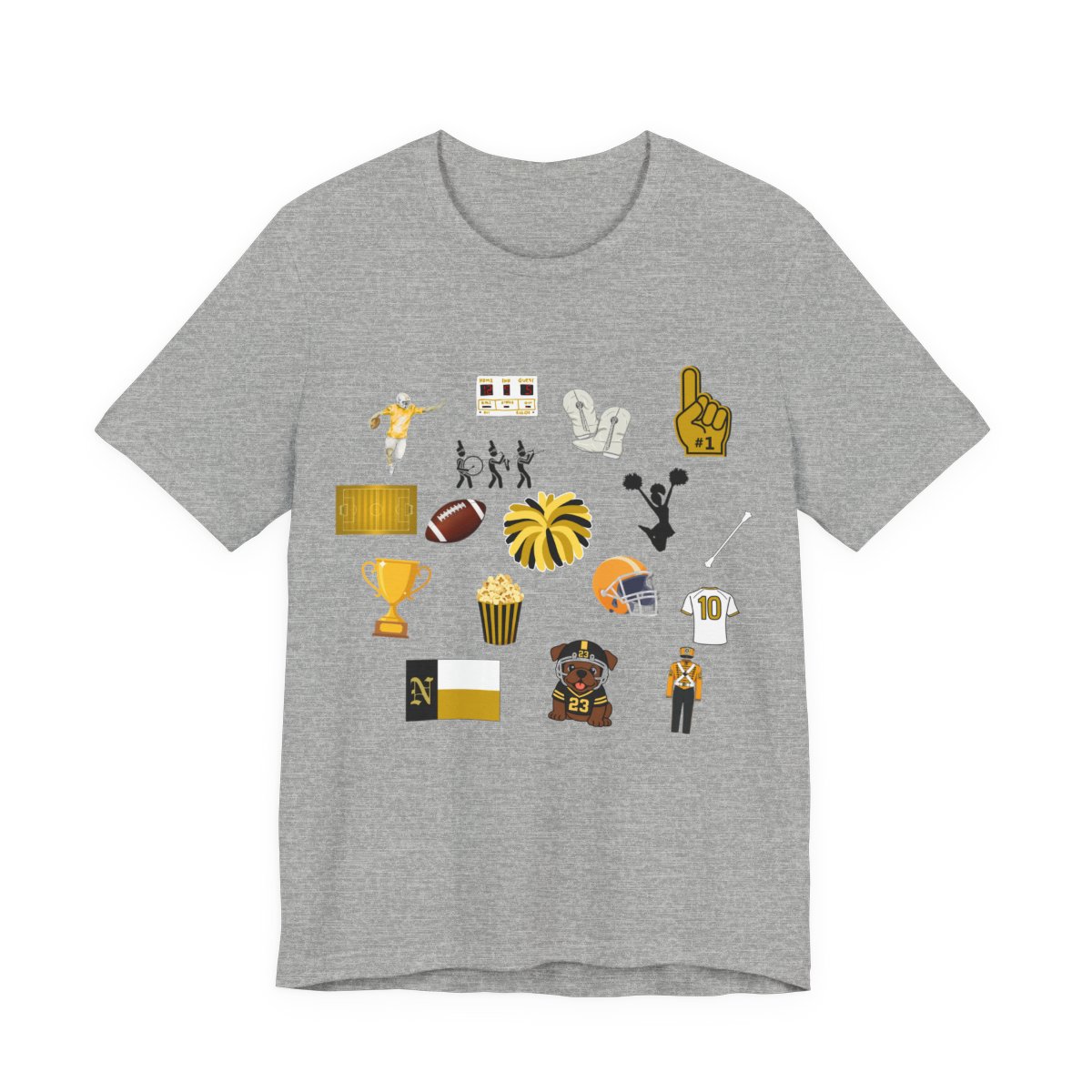 Jumble Adult Bella Canvas T-Shirt mockup