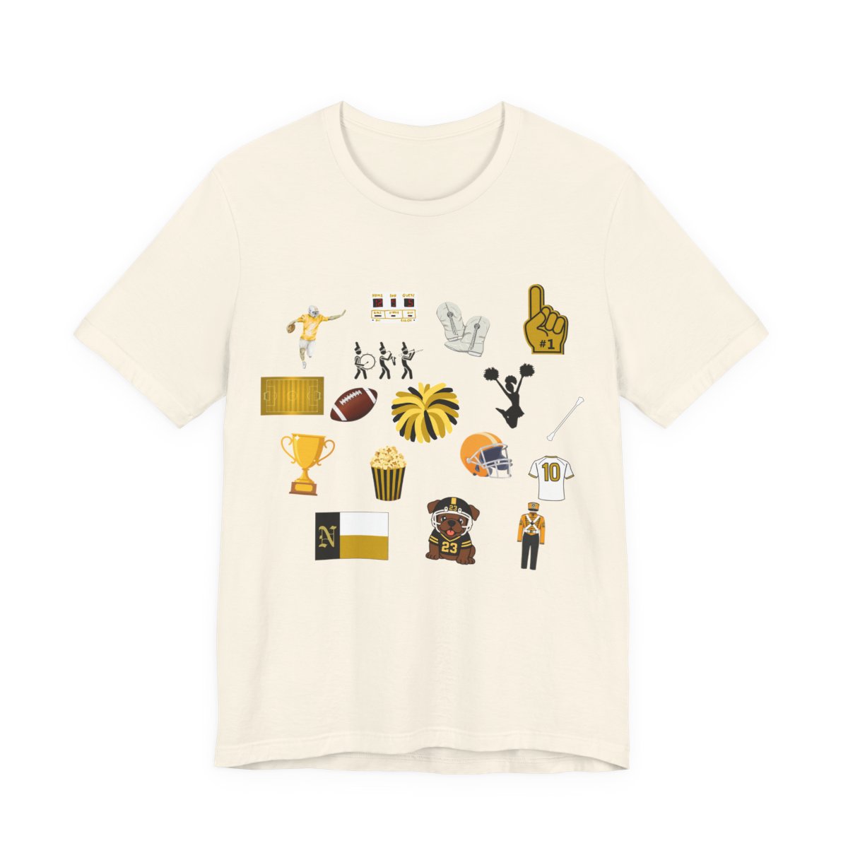 Jumble Adult Bella Canvas T-Shirt mockup
