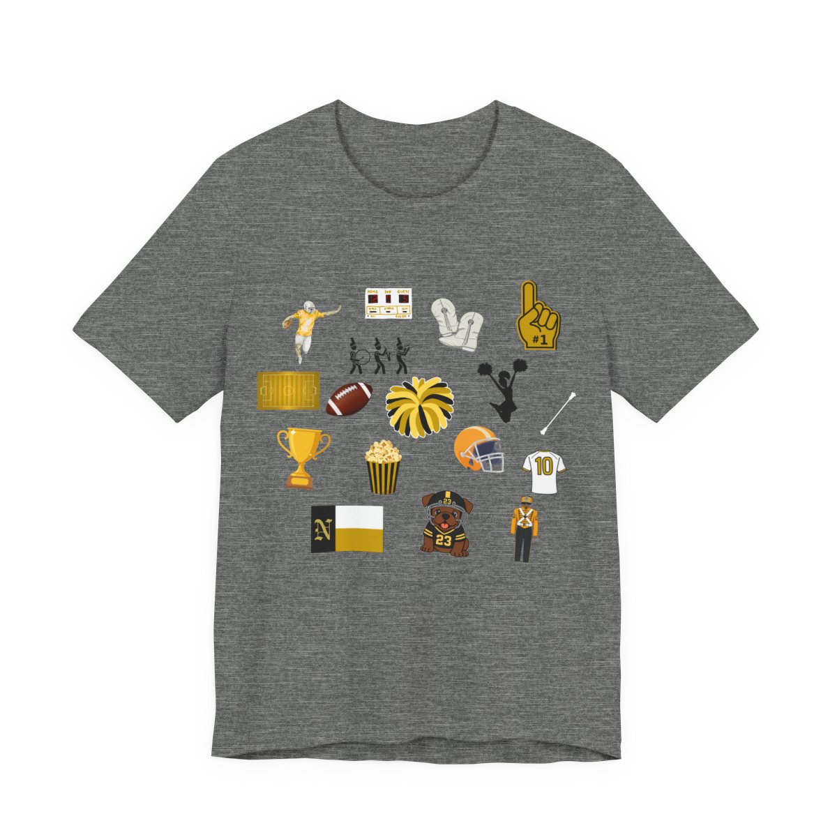 Jumble Adult Bella Canvas T-Shirt mockup