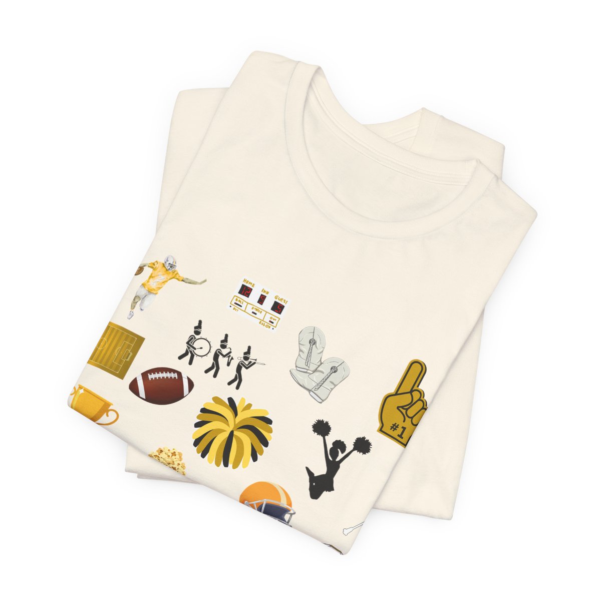 Jumble Adult Bella Canvas T-Shirt mockup