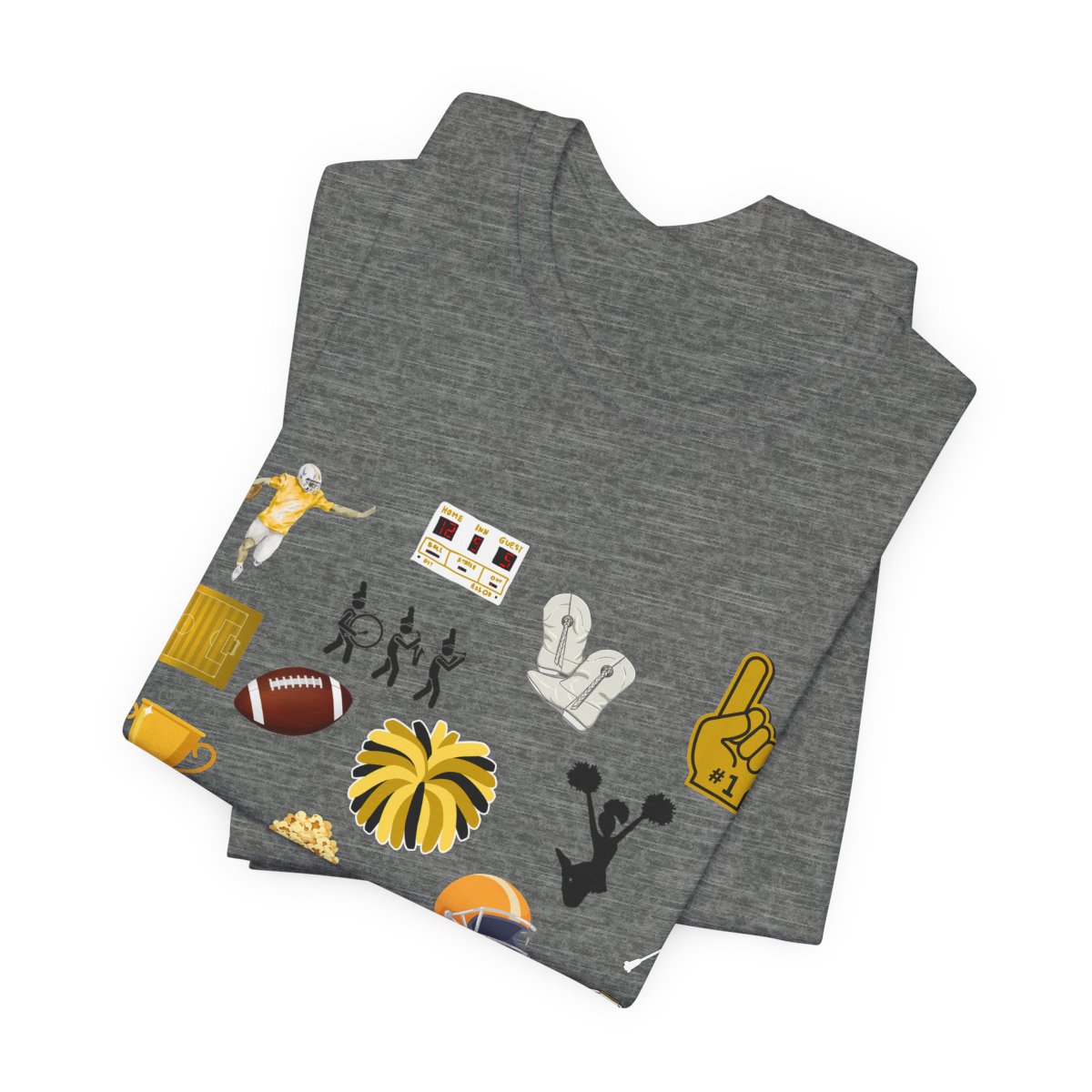 Jumble Adult Bella Canvas T-Shirt mockup